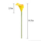 Bunch of 10 Realistic Artificial Calla Lily Flower Stems in Various Colors