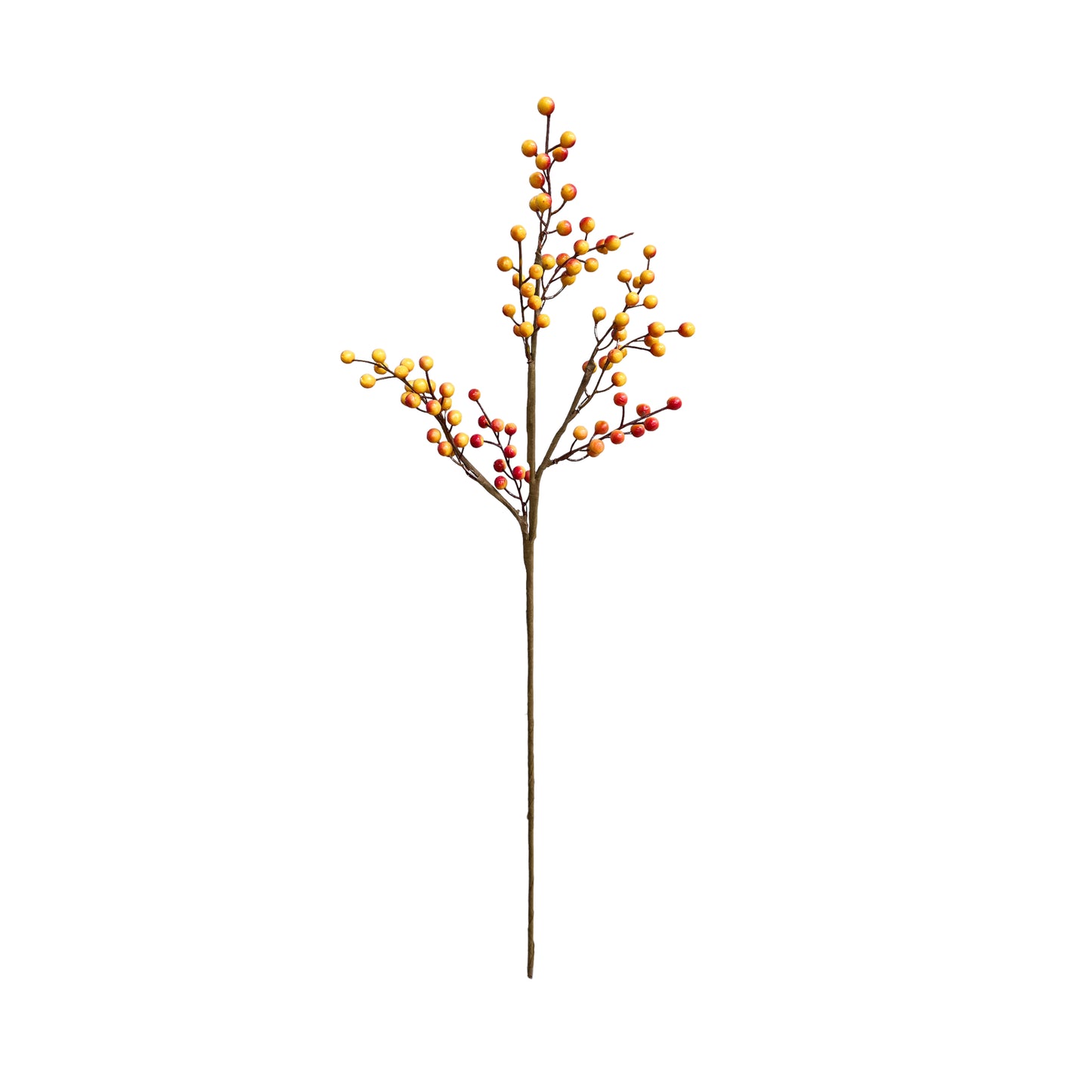 28 inch Tall Artificial Christmas Berries Holiday Berries Stems (Set of 3)