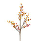 28 inch Tall Artificial Christmas Berries Holiday Berries Stems (Set of 3)