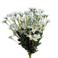 Set of 10 Artificial Daisy Flower Stems in Multiple Colors