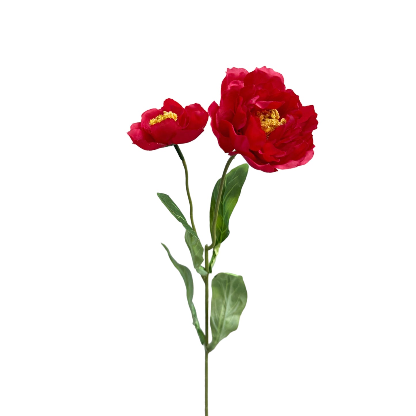 Artificial Poppy Flower Stems (Set of 6) - Multiple Colors Available