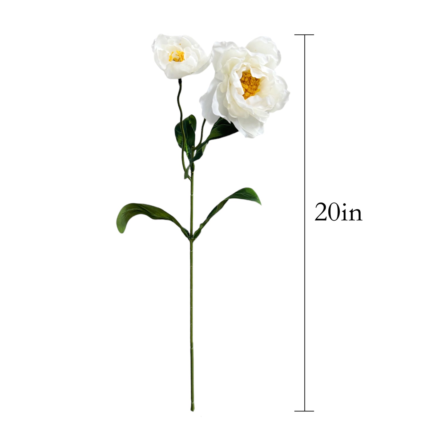 Artificial Poppy Flower Stems (Set of 6) - Multiple Colors Available
