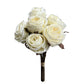 Artificial Toasted Edges Handcrafted Rose Stem (Set of 6)