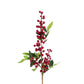 Set of 3 Christmas Berry Artificial Flower Stems in Multiple Colors, 27 Inches Tall