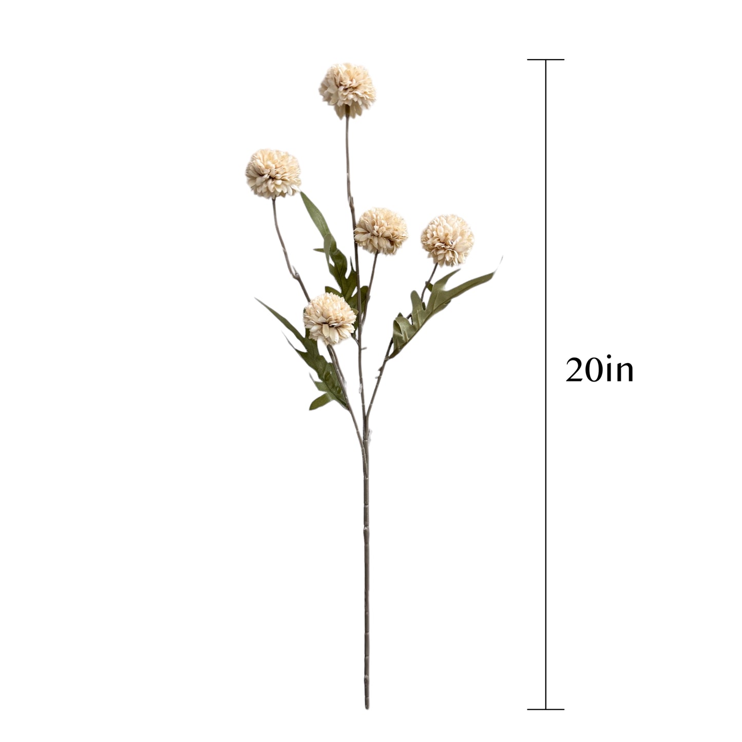 Set of 6 Artificial Dandelions 20in Tall