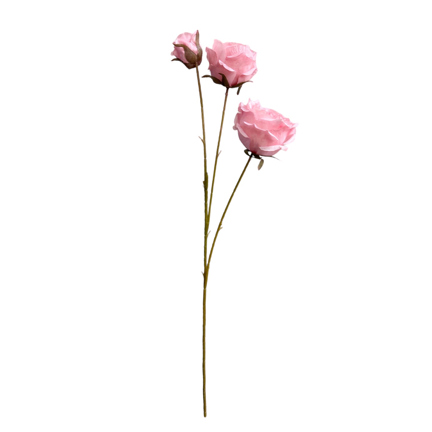 Set of 12 Artificial Rose Stems, 26 Inches Tall
