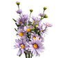 Set of 6 Artificial Wild Chrysanthemum Stems in Multiple Colors