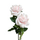 Set of 2 Lifelike Artificial Roses with Long Stems - 30in Tall