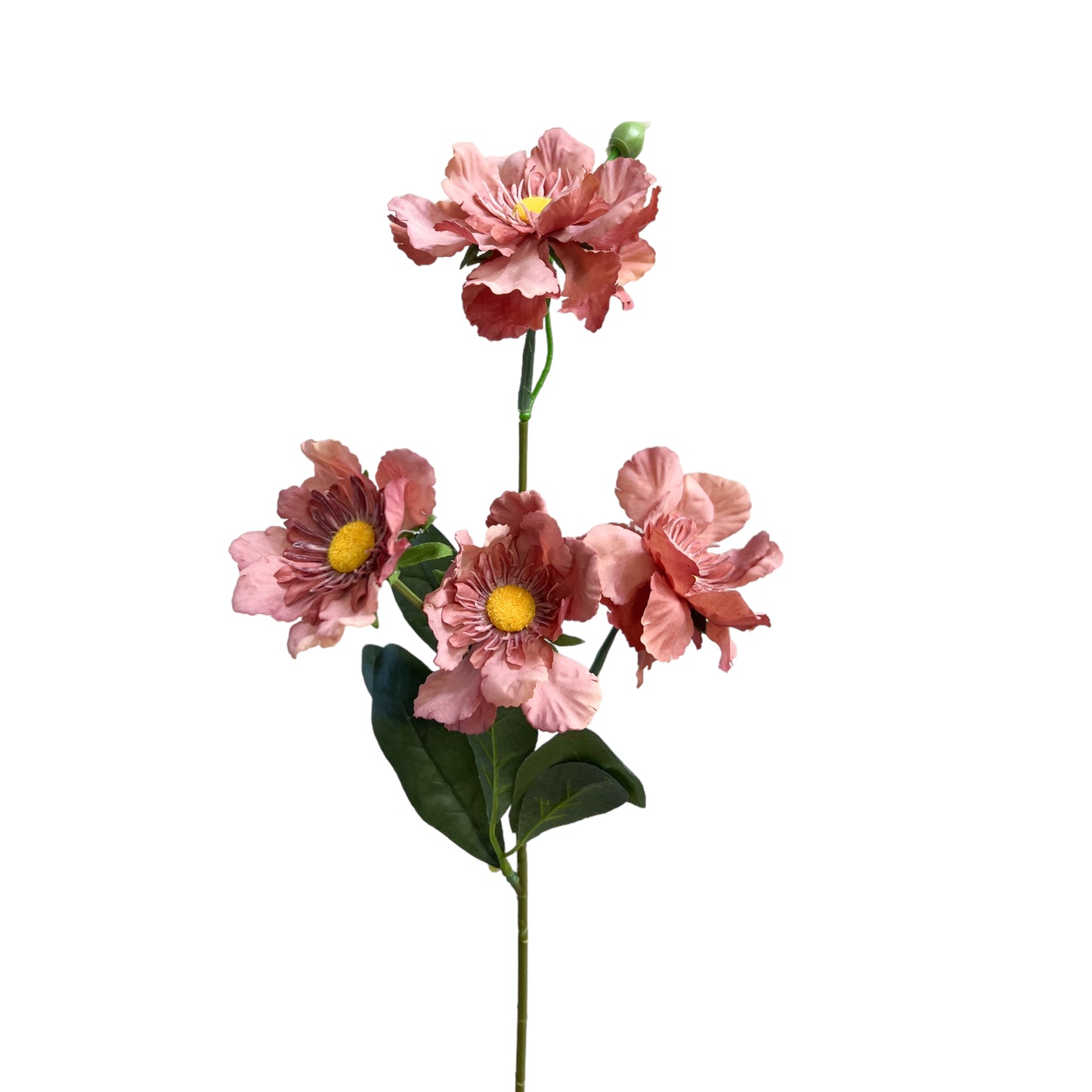 Artificial Poppy Flower Stems (Set of 3)