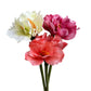 Elegant Artificial Amaryllis Duo, 24" with Flexible Stems
