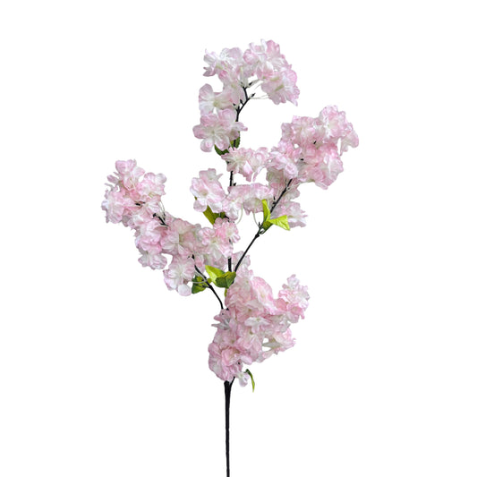 Set of 2 Lifelike Artificial Cherry Blossom Branches, 38" Tall
