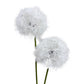 Set of 2 Elegant Bendable Artificial Dandelion Stems, 27 inches Tall