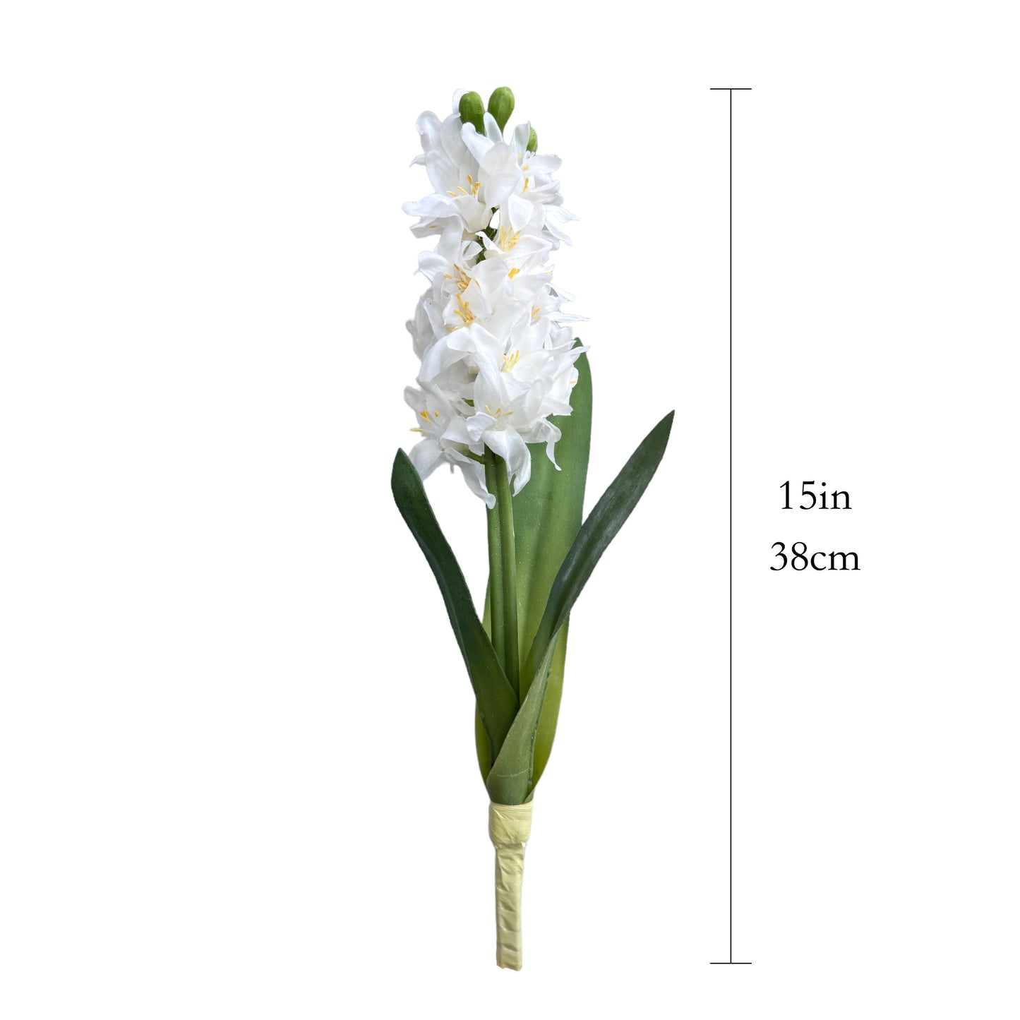 15-Inch Tall Artificial Hyacinth Stems - Spring Freshness Year-Round