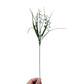 Set of 6 Artificial Lily of the Valley Bundles with Bendable Stems - 13" Height