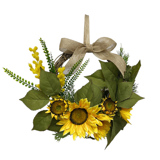 Artificial Sunflower Wreath