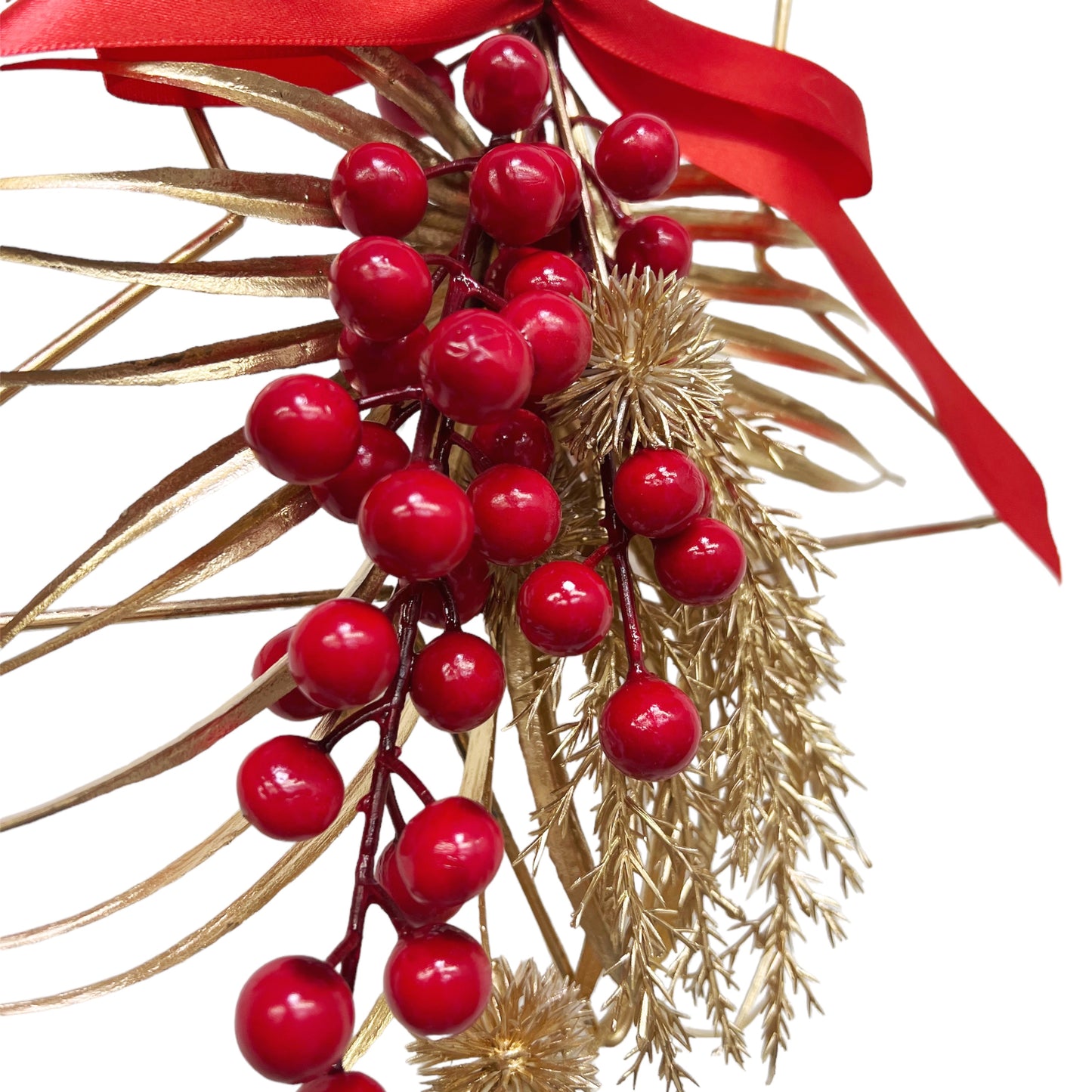 Artificial Christmas Berries Holiday Door Decor Wreath