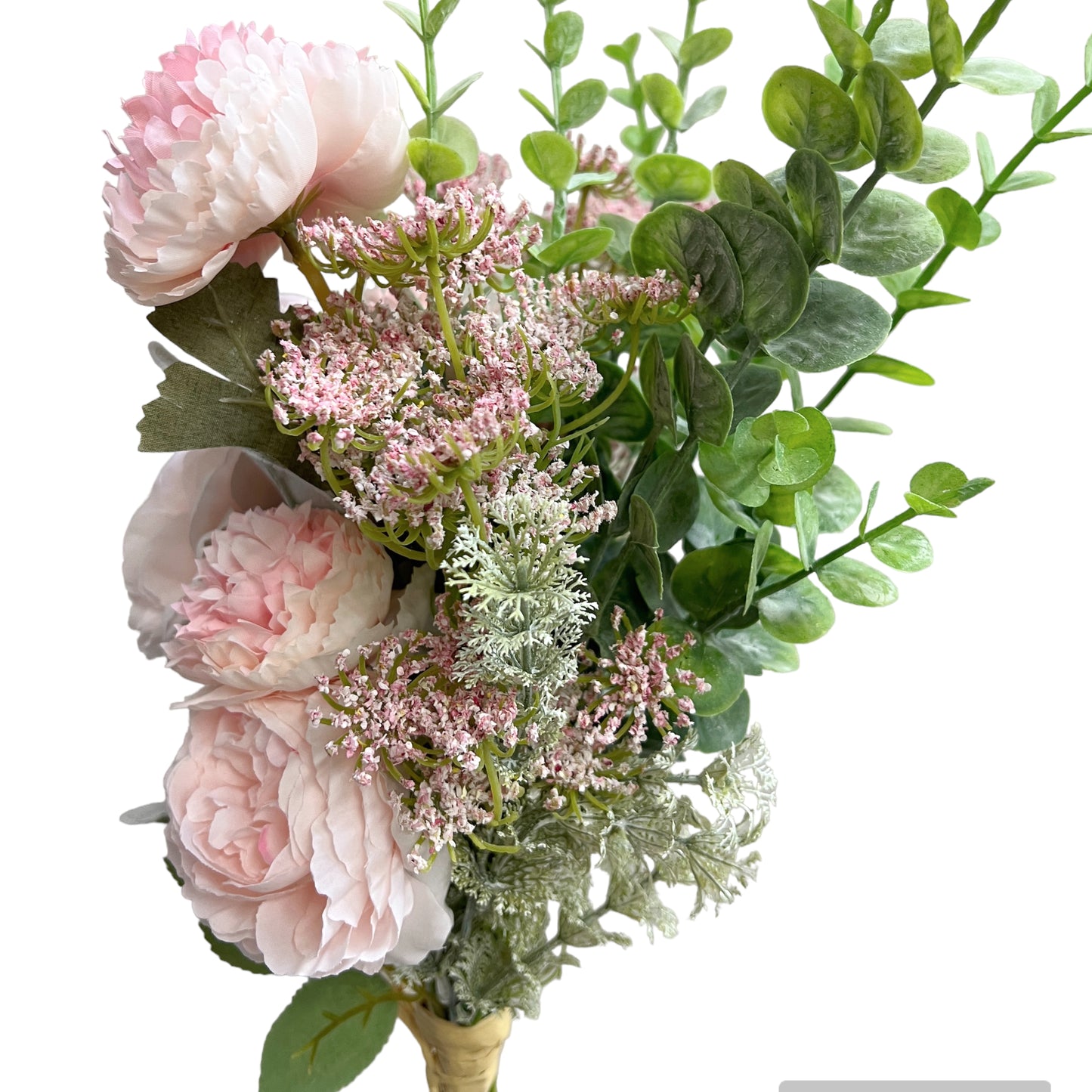 Elegant Pink Peony Artificial Flowers Arrangement - Perfect for Home Decor and Events