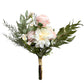 Artificial Flower Bouquet - Peony and Dahlia Floral Arrangement for Any Occasion