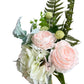 Artificial Peony, Hydrangea, Silver Leaf Chrysanthemum Bouquet Arrangement