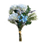 Blue Carnation and Hydrangea Artificial Floral Arrangement