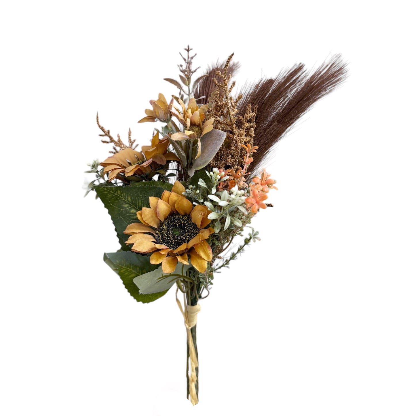 Autumn Harvest Sunflower Arrangement - 16" Deluxe Bouquet