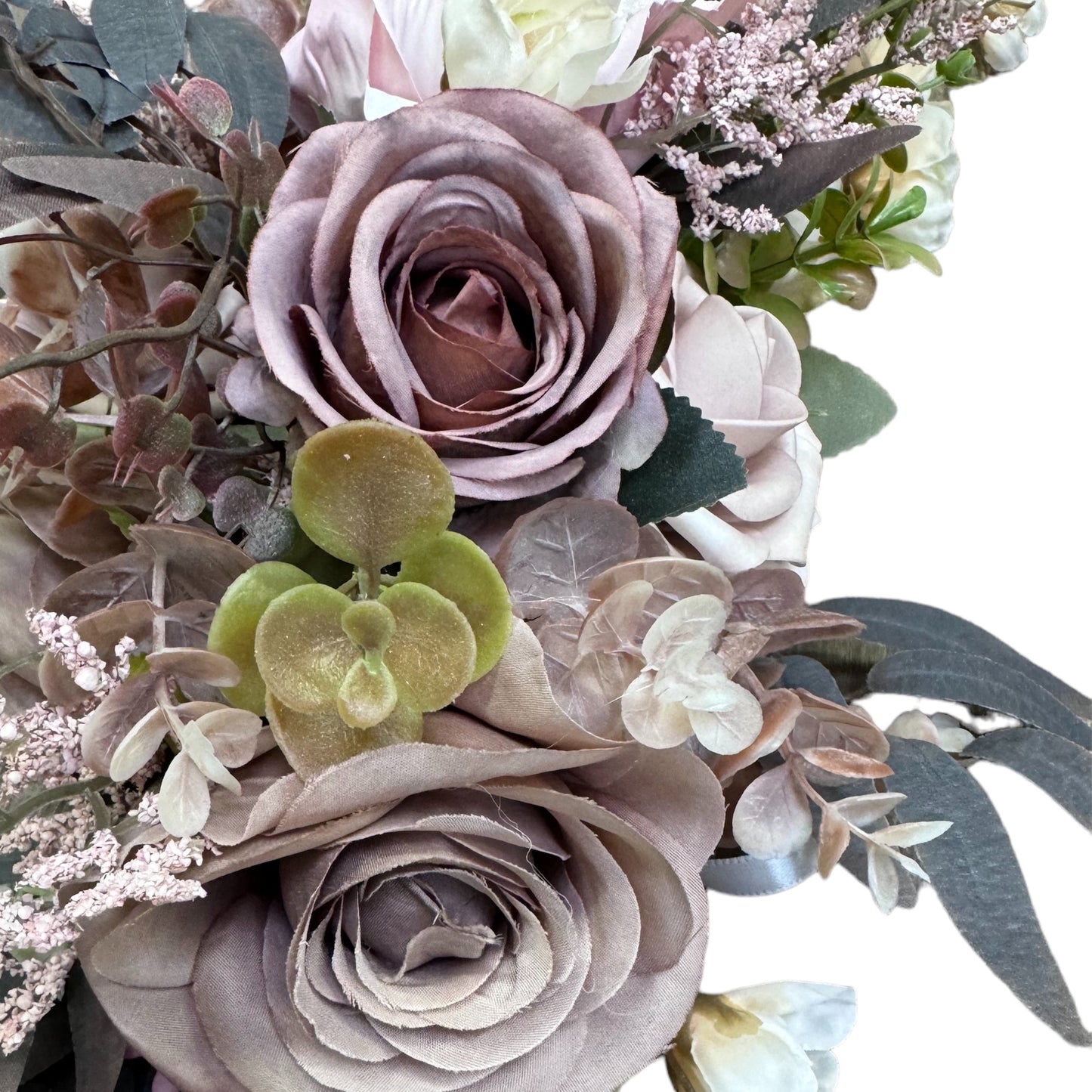 Elegant Wedding Arch Floral Set - "Dusky Blooms"