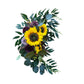 Luxurious Artificial Sunflower Arch Flower Set (2-Piece) - Perfect for Weddings and Home Decor