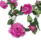 Flexible Artificial Peony Vine for Wall Decor, 70 inches