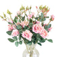 Set of 3 Artificial Rose Flower Stems, 36 inches Tall