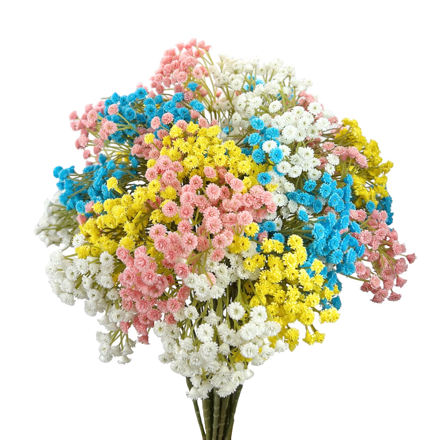 Set of 6 Artificial Baby's Breath Stems, 25 Inches Tall