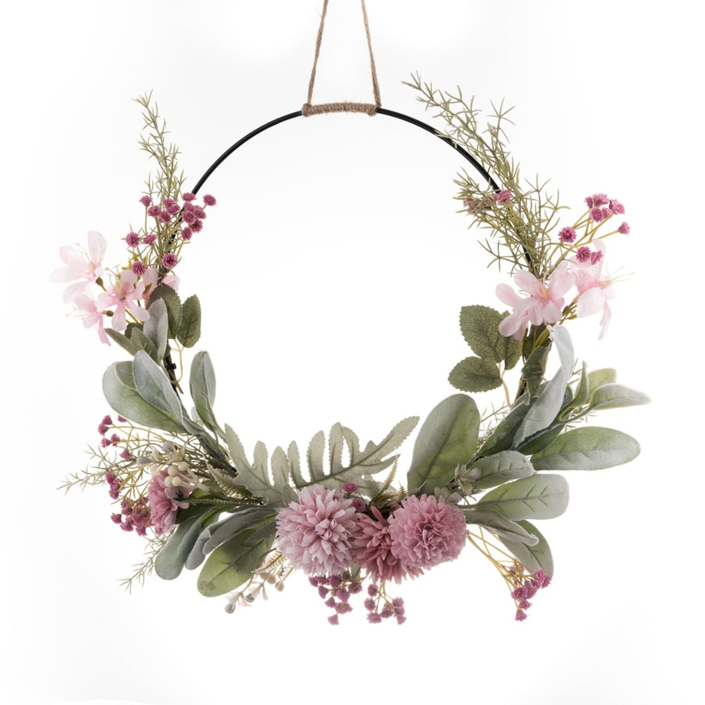 Artificial Dandelion & Chrysanthemum Wreath