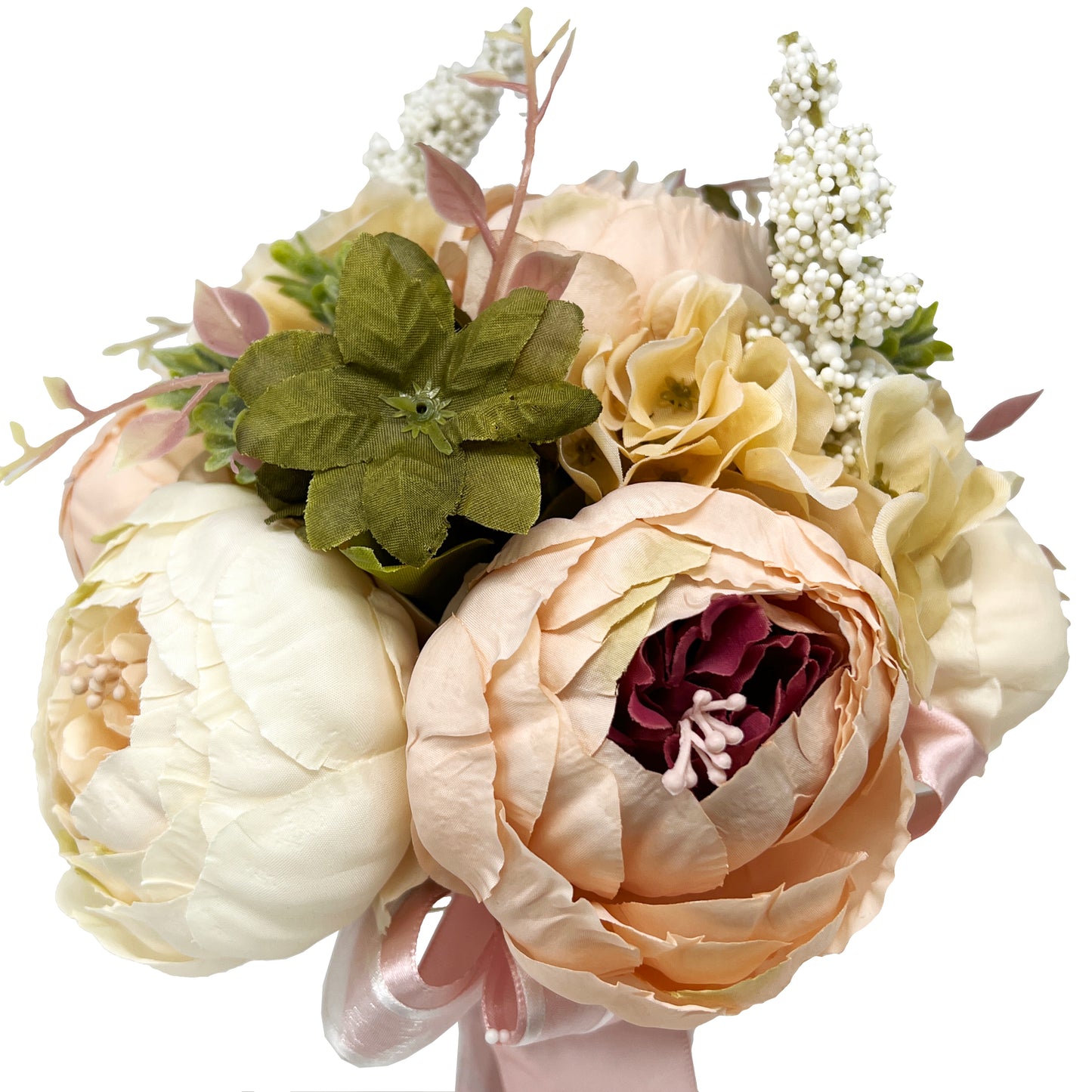 Artificial Peony Wedding Bouquet for Brides and Bridesmaids