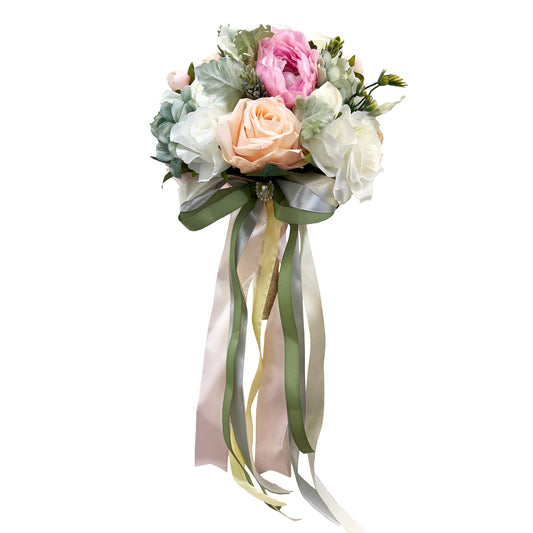 Artificial Rose Wedding Bouquet for Brides and Bridesmaids