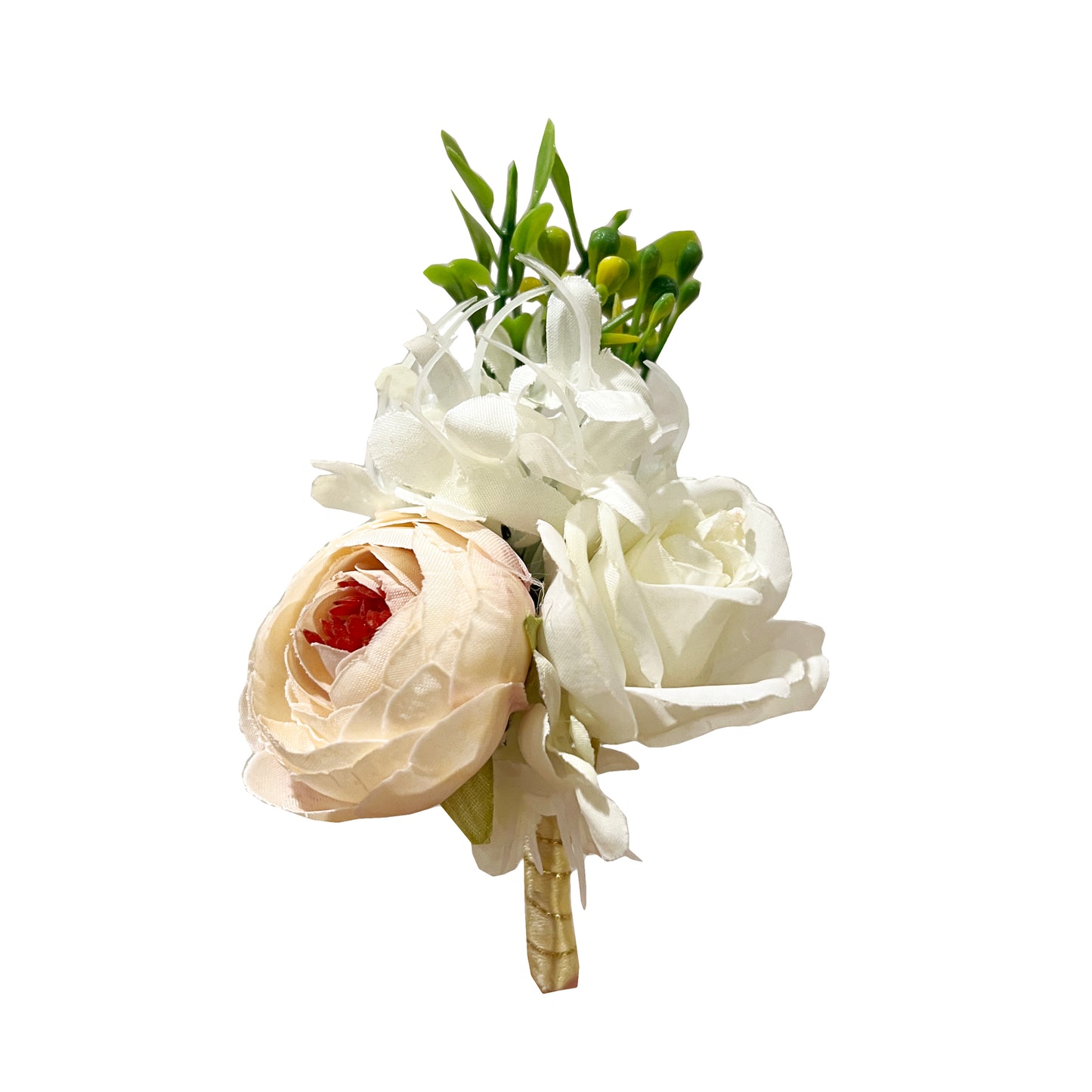 Artificial Rose Corsage and Boutonniere for Weddings