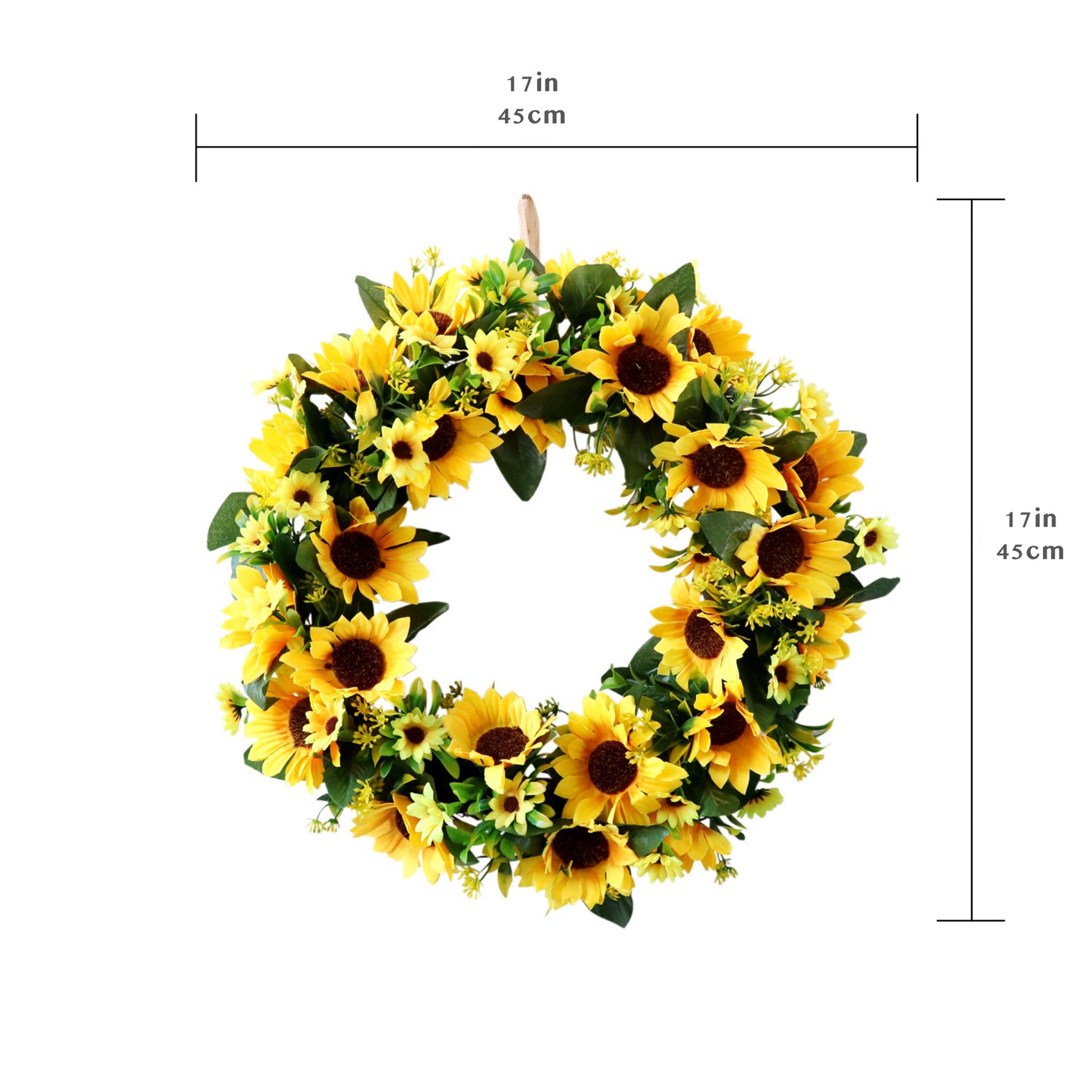 Artificial Sunflower Wreath